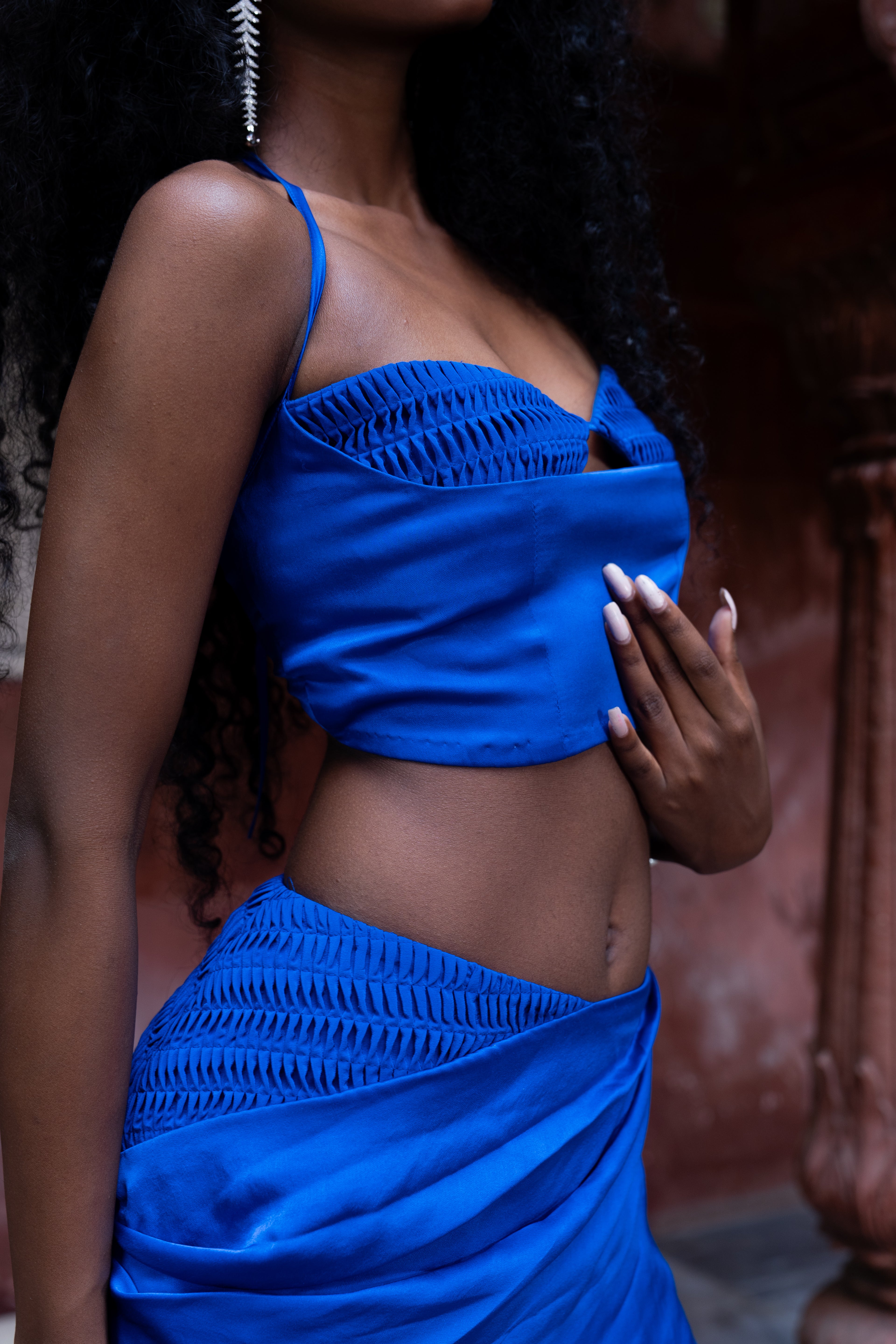 Lapis Drape Set