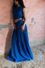 Blue Fitted Top
