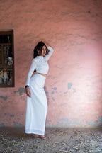 Ivory Cut-Out Top