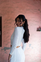 Ivory Cut-Out Top