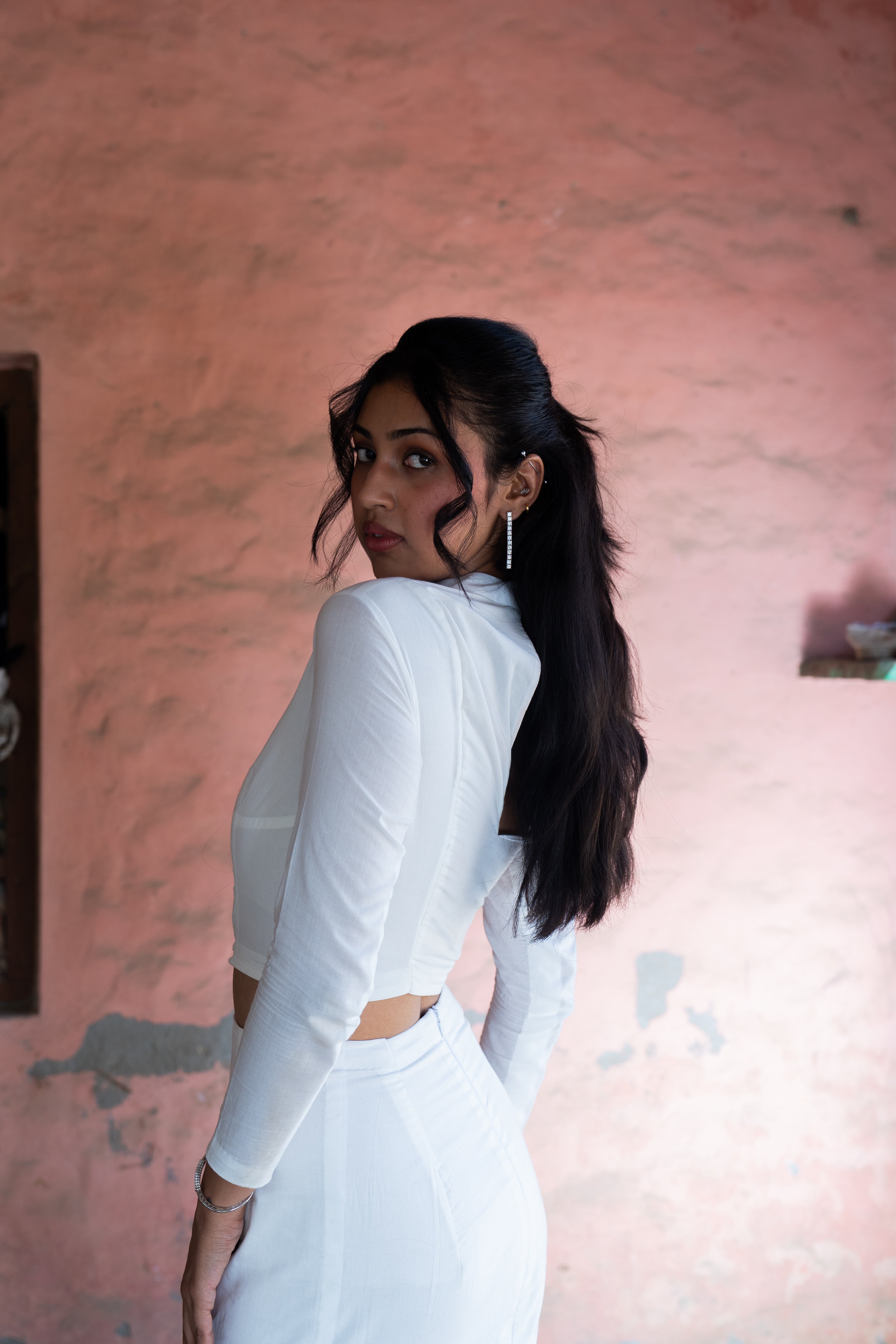 Ivory Cut-Out Top