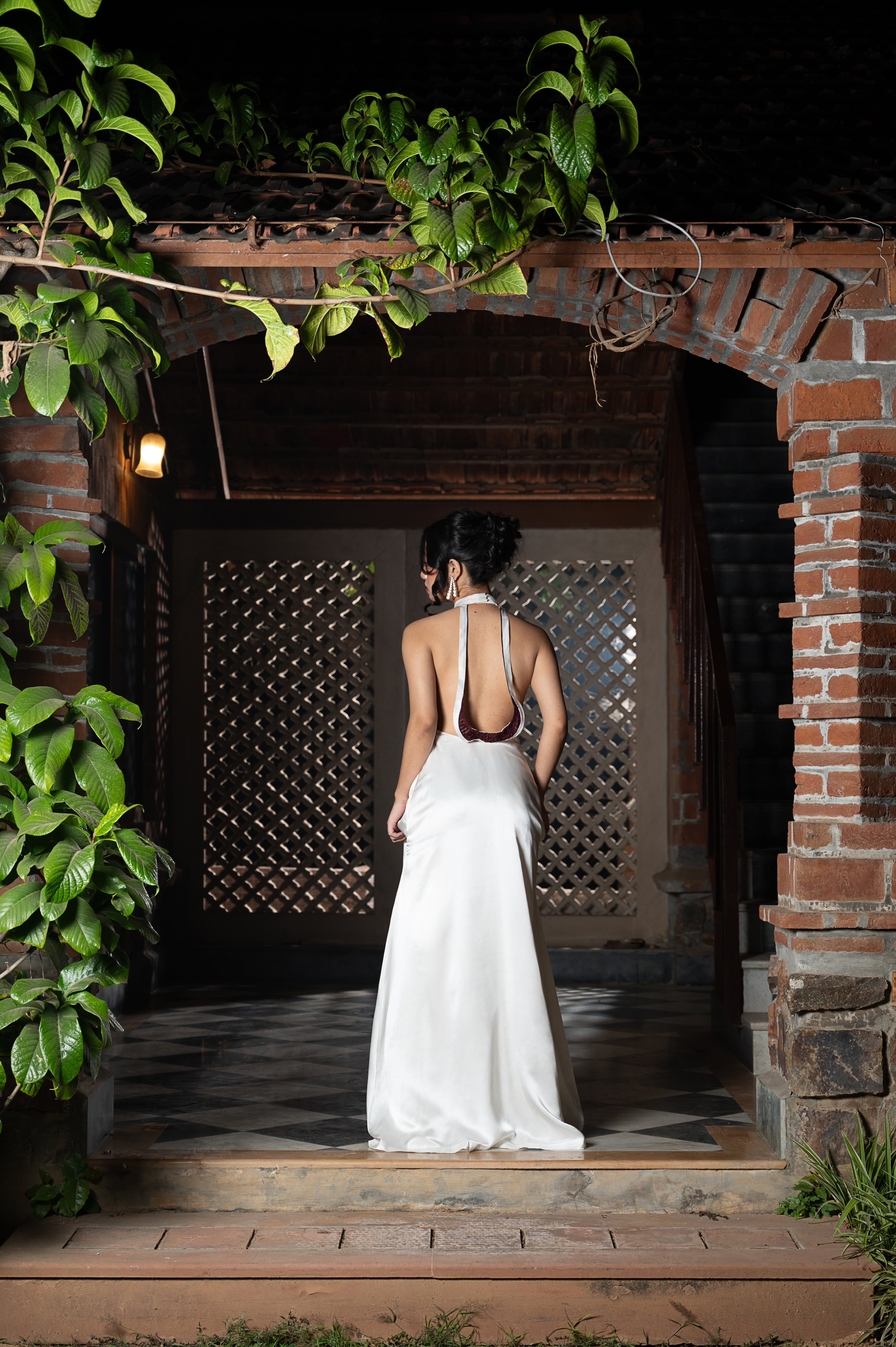 Moonveil Column Dress