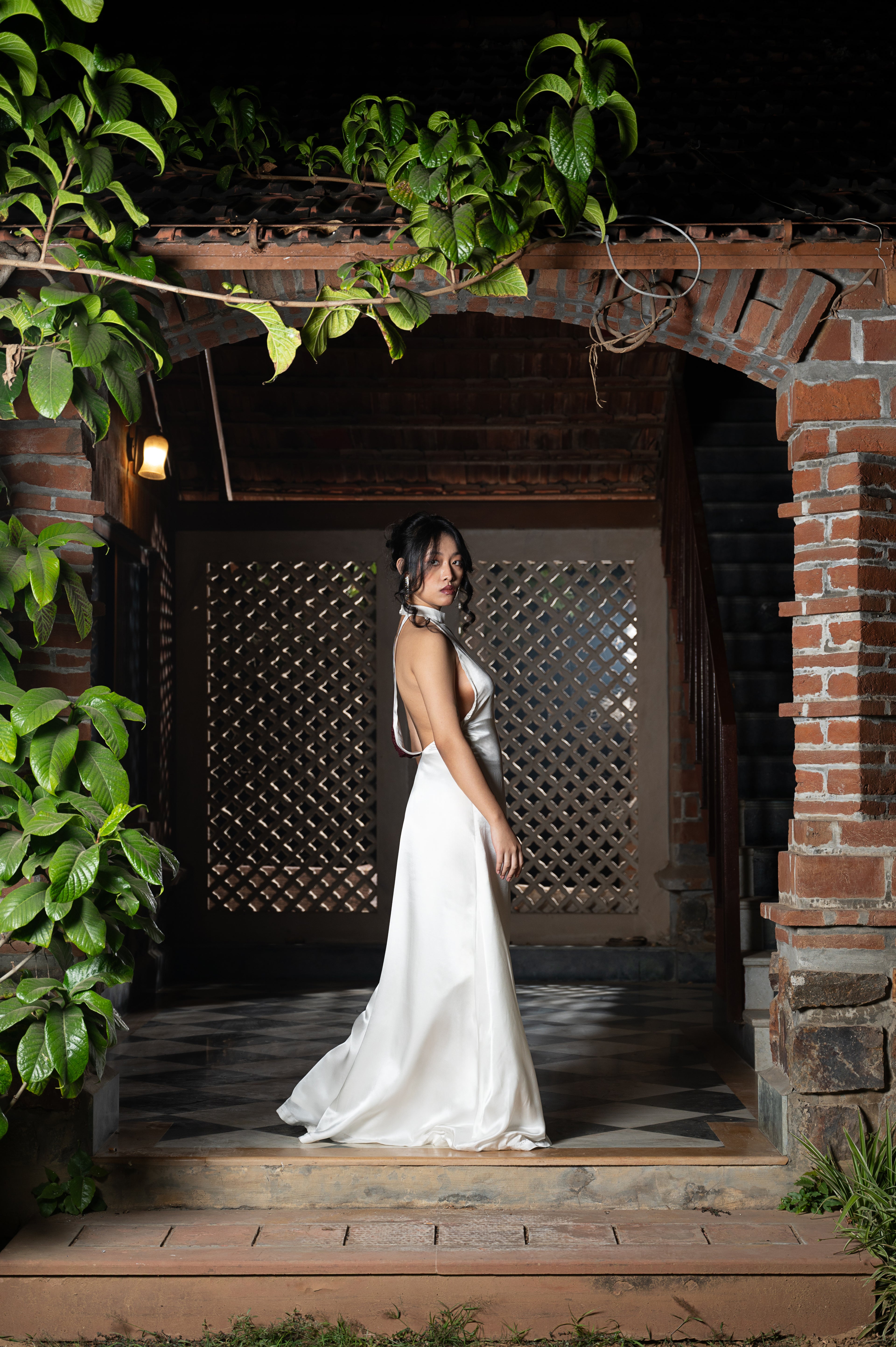 Moonveil Column Dress