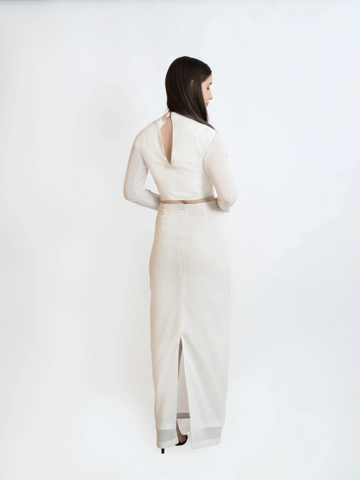 Ivory Cut-Out Top