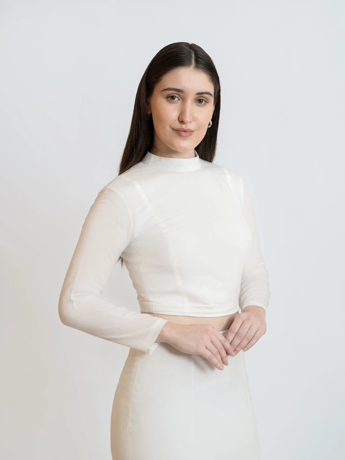 Ivory Cut-Out Top