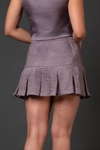luxury contemporary silk skirt minimal womenswear