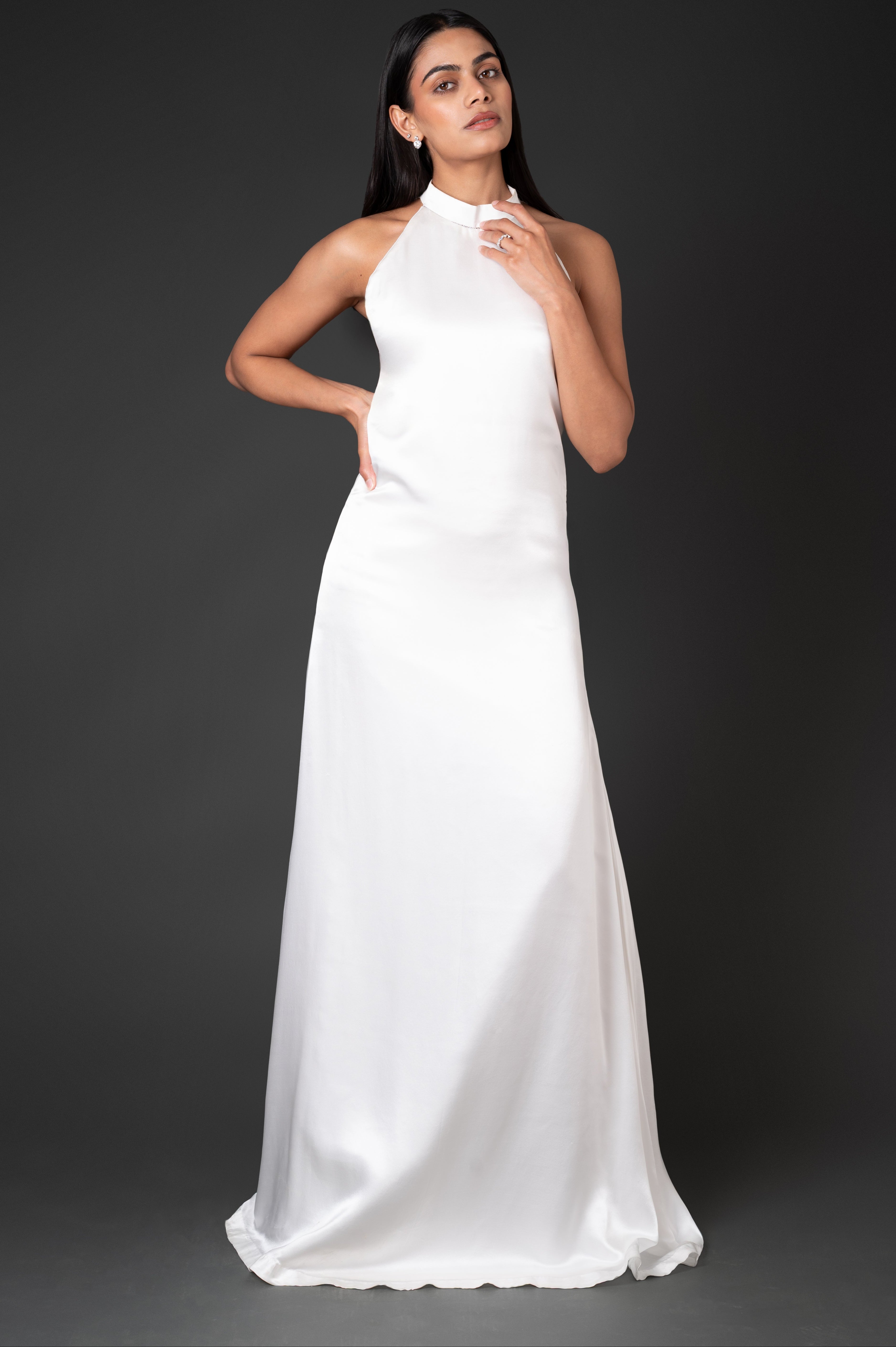 Moonveil Column Dress