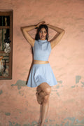 Sky Blue Sleeveless Top
