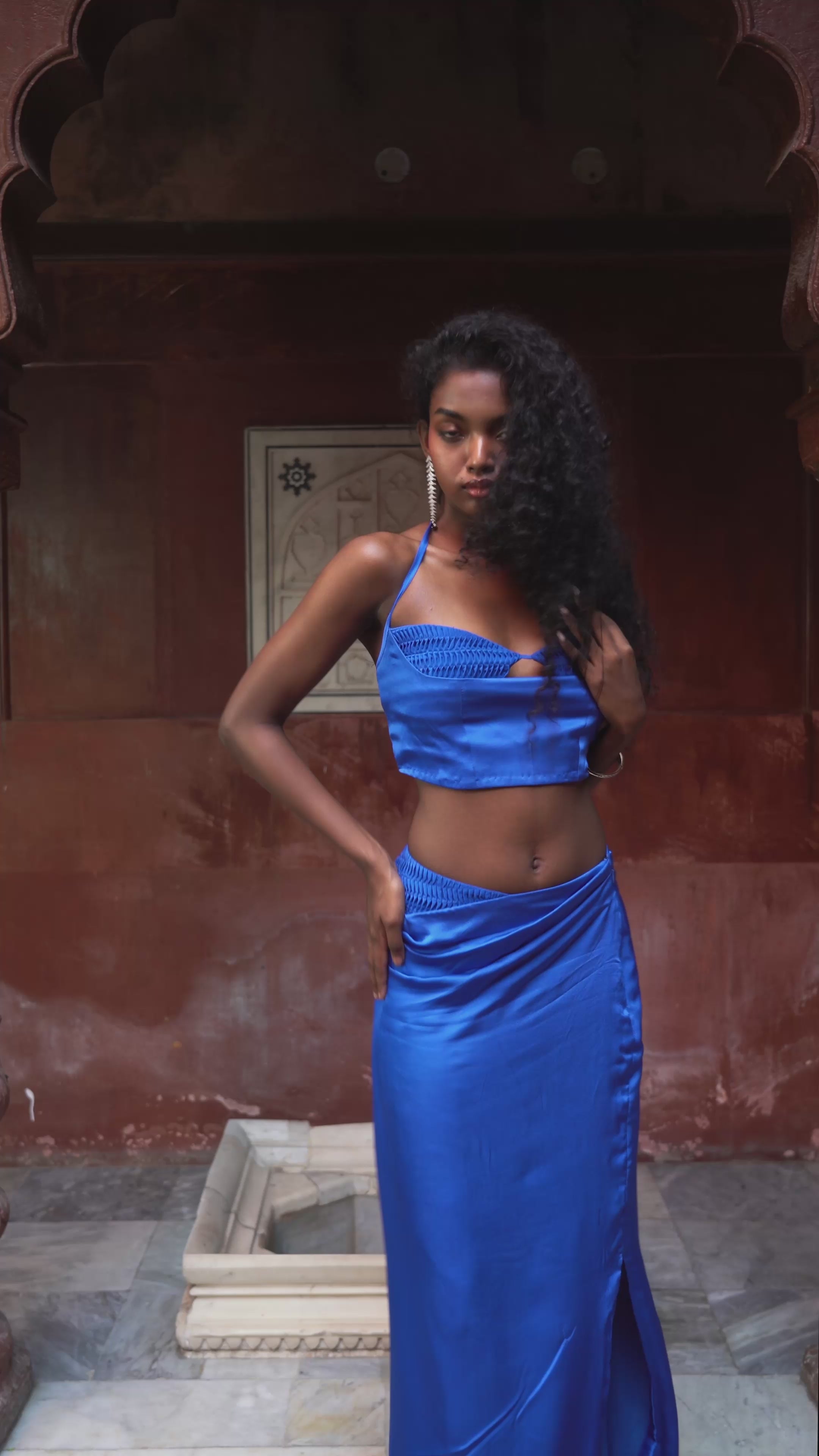 Lapis Drape Set