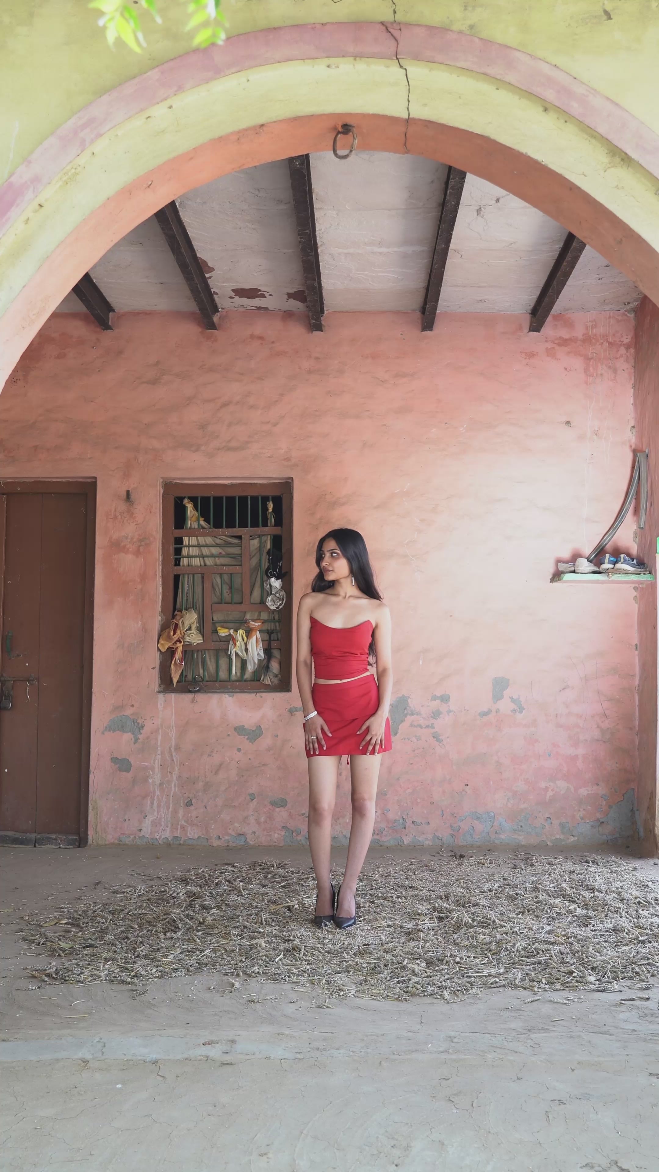 Red Corset Top