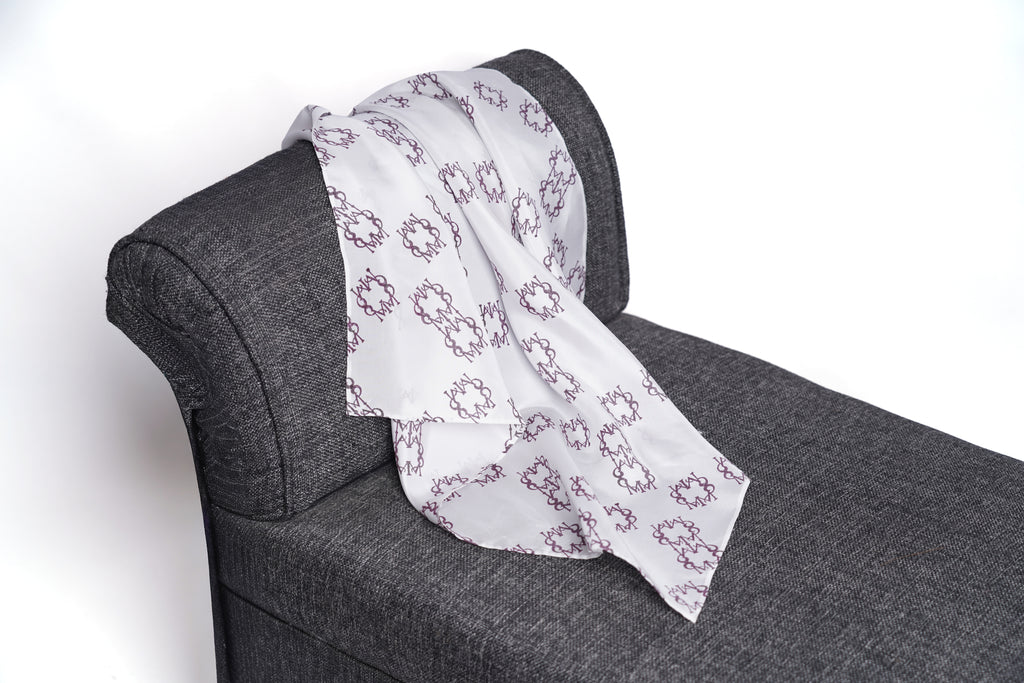 Malang Monogram Habutai Scarf